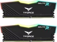 Оперативная память Team Group T-Force Delta RGB 32GB (16GB x2) DDR4-3200 Black (TF3D432G3200HC16FDC01)