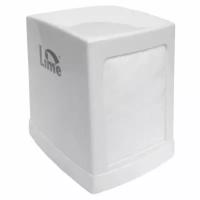 Диспенсер для салфеток lime napkins настольный 14,5х12х14см белый пластик