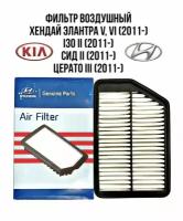 Воздушный фильтр HYUNDAI/KIA арт. 28113-3X000