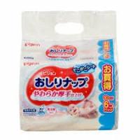 Влажные салфетки для детей PIGEON пропитаны молочным лосьоном возраст 0+ мягкая упаковка 80шт*3