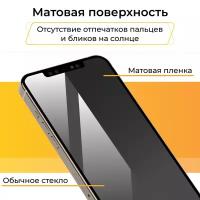 Комплект 2 шт. Матовая пленка для смартфона Samsung Galaxy J530, J5 Pro, J5 2018 / Защитная пленка на телефон Самсунг Галакси Джей 530, Джей 5 Про, Джей 5 2018