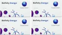 Biofinity Energys -1.50 / 14.0 / 8.6, 12 штук (4 пачки по 3 линзы) контактные месячной замены. Cooper Vision (Купер Вижн Биофинити Энерджис)