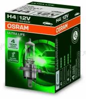 Лампа H4 12V 60/55W P43t Ultra Life (Блистер 1Шт.) Osram арт. 64193ULT-01B