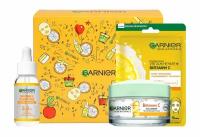 GARNIER Набор для лица Витамин С (Гель-сияние для лица 50 мл + Сыворотка 30 мл + Маска 28 г)