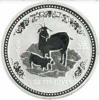 Клуб Нумизмат Монета доллар Австралии 2003 года Серебро Китайский гороскоп - год Козы