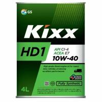 Синтетическое моторное масло Kixx HD1 10W-40, 4 л