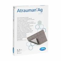 Повязки мазевые Atrauman Ag/Атраумен Аг 5x5см 3шт (499570)