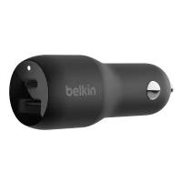 Автомобильное зарядное устройство Belkin BoostCharge Dual Car Charger with PPS 37W