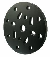 Подложка промежуточная мягкая (черная) ISISTEM MicroVelcro, толщина 10 мм, 15 отверстий, 150 мм