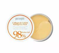 Гидрогелевые патчи для области вокруг глаз Petitfee 98% Collagen & CoQ10 Hydrogel Eye Patch, 60шт