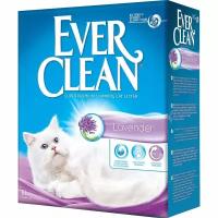 Наполнитель Ever Clean Lavender комкующийся для кошек, с ароматом лаванды, 6 л