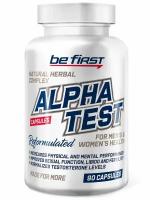 Бустер тестостерона Be First Alpha Test Reformulated (Альфа Тест Реформулейтед на растительных экстрактах) 90 капсул
