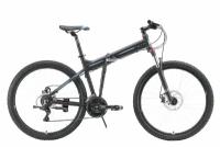 Складной велосипед Stark Cobra 27.2 D (2023) 18" Черно-серый (165-182 см)