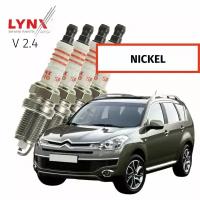 Свечи зажигания Citroen C-CROSSER (1) / Ситроен Си-кроссер 2095 2096 2097 2098 2099 2100 V2.4 4B12 / никель, 4шт LYNXauto