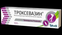 Троксевазин гель д/нар. прим., 2%, 100 г