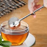 Чайное ситечко с ручкой / Ситечко-шприц / Раздвижное сито для заваривания чая
