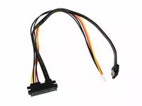 Аксессуар Кабель Gembird Cablexpert SATA 7pin - SATA 7+15pin 30cm CC-XH2.54-SATA-30CM