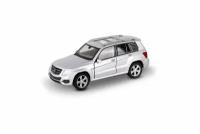 Машинка WELLY MERCEDES-BENZ GLK Cеребристый / модель машины 1:38 с пружинным механизмом