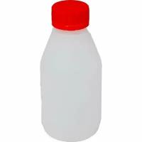 Бутылка пластиковая 250мл, 130x60x60мм, с крышкой