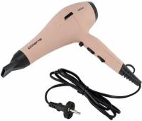 Фен Polaris PHD 2600ACi Salon Hair, 2600Вт, розовый и серый