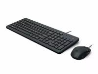 Комплект проводной клавиатура+мышь HP 150 Wired Mouse and Keyboard Combination, Черный 240J7AA