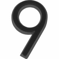 Цифра Fuaro (Фуаро) "9" самоклеящаяся ABS (50х37) (FUARO) BL черный
