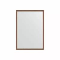 Зеркало настенное EVOFORM в багетной раме орех, 48х68 см, для гостиной, прихожей, кабинета, спальни и ванной комнаты, BY 0620