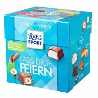 Набор мини-шоколадок Риттер Спорт Шоко Бокс Праздничная / Ritter Sport Lass Dich Feiern 176 гр (Германия)