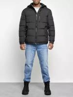 Куртка спортивная мужская зимняя с капюшоном AD8362Ch, 56