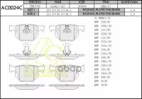 ANCHI AC0024C Колодки тормозные / ANCHI AC0024C