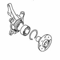 Подшипник ступ.MB C W123 S W116 W126 T1 W601 W602 64-96 пер