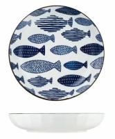 Набор тарелок Zdk Kitchen Japanese Collection, 2шт, голубой, D20см 371108-SET2