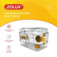 ZOLUX Клетка для грызунов RODY 3 MINI, 330*210*180мм, цвет ярко-желтый