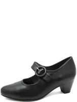 Caprice 9-24406-41-022V женские туфли черный натуральная кожа, Размер 41