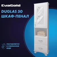 Шкаф для ванной EvaGold Duglas 50 белый напольный