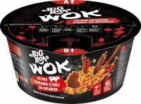 Лапша быстрого приготовления Big Bon WOK Острая говядина по-китайски 85 г, 3 шт