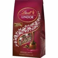 Шоколадные конфеты Lindt LINDOR Double Chocolate молочный и темный шоколад 137 г (из Финляндии)