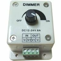 Диммер с винтовыми клеммами и ручкой для управления Ecola LED strip Dimmer 8A 96W (Вт) 12V CDM08AESB