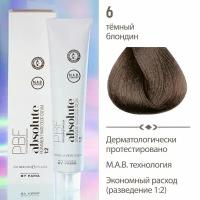 PROFESSIONAL BY FAMA Профессиональная краска для волос ABSOLUTE, 6 Темный Блондин, 80 мл