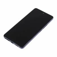 Дисплей для Samsung A536 Galaxy A53 5G (в сборе с тачскрином) в рамке, черный, AA
