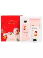 Набор увлажняющих кремов для рук с экстрактом персика Fascy Lab Peach Moisture Bomb Hand Cream Set 80+40 мл