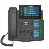 IP-телефон Fanvil X6U, 20 SIP аккаунта, цветной 4,3 дисплей 480x272, конференция на 3 абонента, поддержка POE, EHS