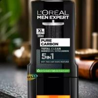 Гель для душа L`Oreal Paris для мужчин "Pure Carbon" 5 в 1, 300мл