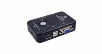 KVM переключатель/свитч VGA 2х1 USB 2.0