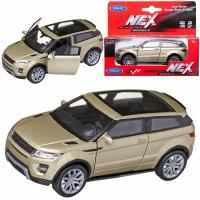 Машинка Welly 1:38 LAND ROVER RANGE ROVER EVOQUE золотистая 43649W/золотистая