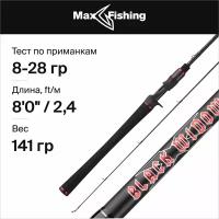 Спиннинг для рыбалки (кастинговый) Maximus BLACK WIDOW-X C 24M 2,4 m 8-28 g 8-18 lb (MCBWX24M)