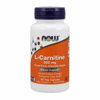 L-Carnitine 250 mg NOW (60 вег кап)