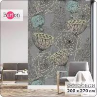 Фотообои на стену флизелиновые 3d Полевые Цветы Маки 200х270 см Barton Wallpapers F059-P