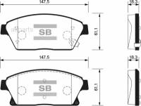 Sangsin колодки тормозные пер cruze sp1480