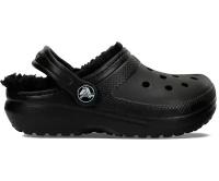 Сабо Crocs CLASSIC LINED CLOG, размер C9 US, черный